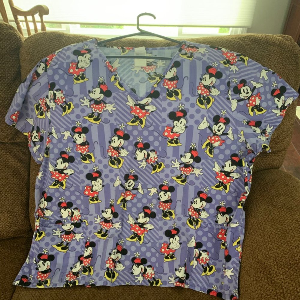 Minnie Scrub Top